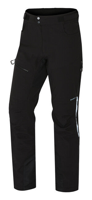 HUSKY Keson ανδρικό softshell παντελόνι, μαύρο