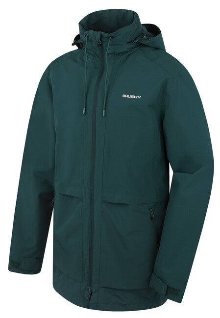 HUSKY Nevr M μπουφάν hardshell ανδρικό, σκούρο πράσινο