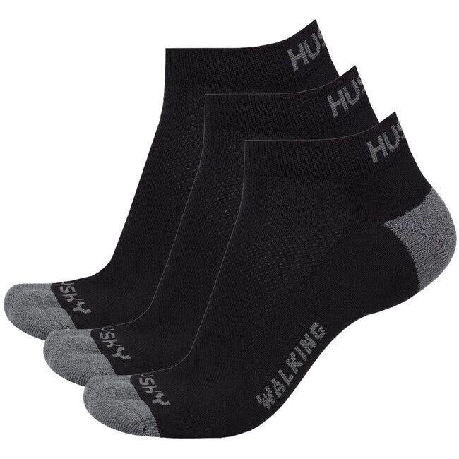 HUSKY Κάλτσες Περπατήματος 3Pack, μαύρο