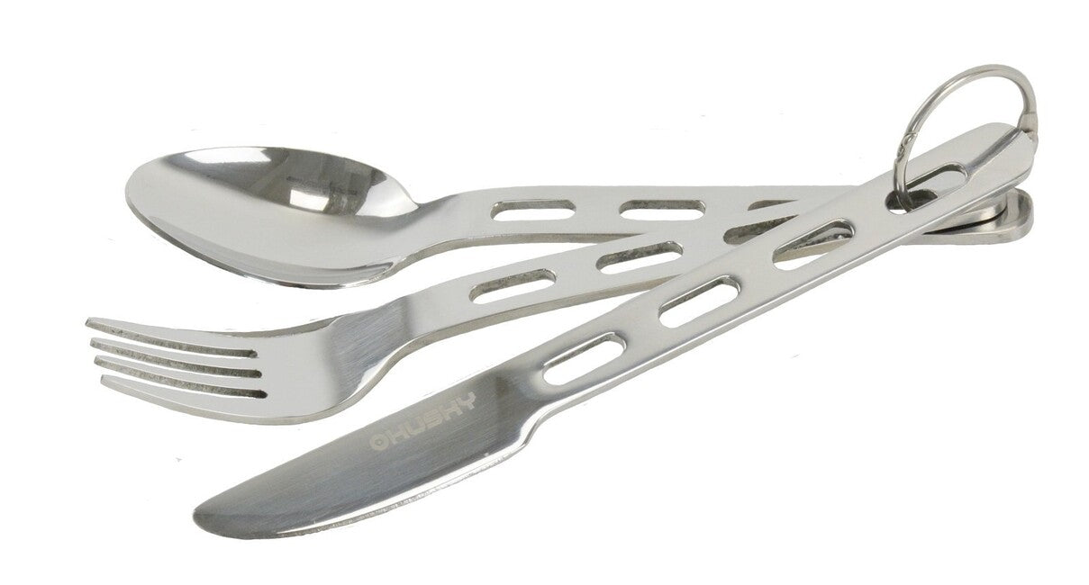 HUSKY Cutkit Σετ Μαχαιροπίρουνων, ασημί