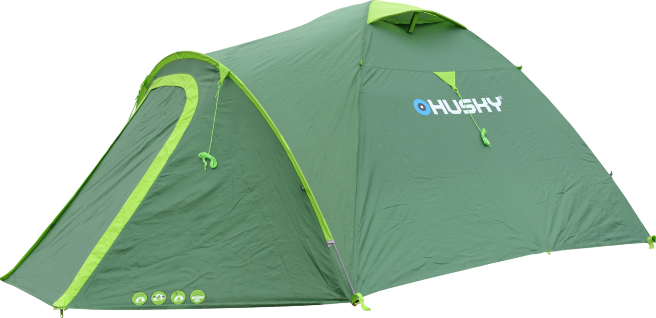 HUSKY Bizon 4 Plus Σκηνή Outdoor, ανοιχτό πράσινο