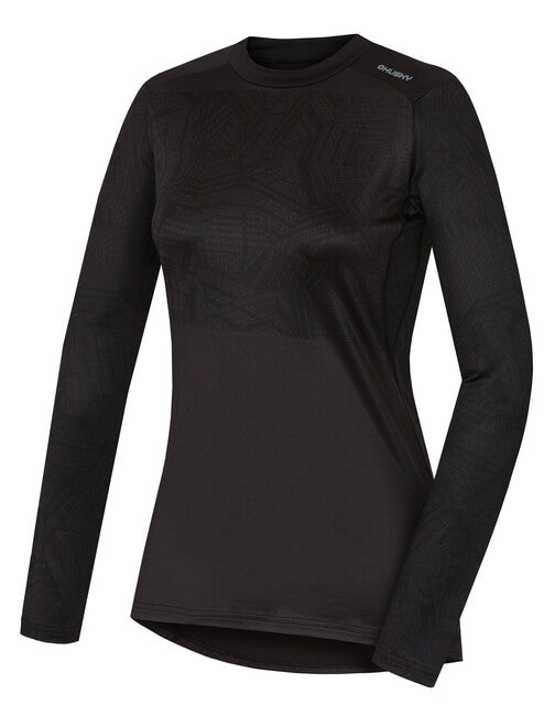 HUSKY Active Winter Θερμικό Μπλουζάκι Γυναικείο με Μακρύ Μανίκι, Μαύρο