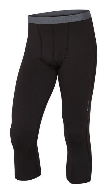 HUSKY Active Winter Termoprádlo 3/4 men's trousers, black