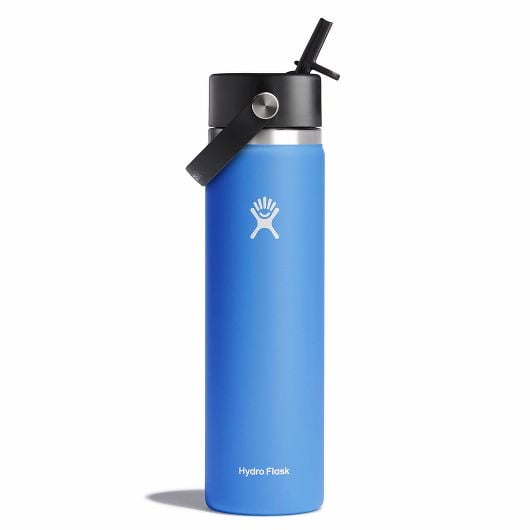 Hydro Flask Θερμός Wide Mouth με Καπάκι Flex Straw Cap 710 ml, Cascade