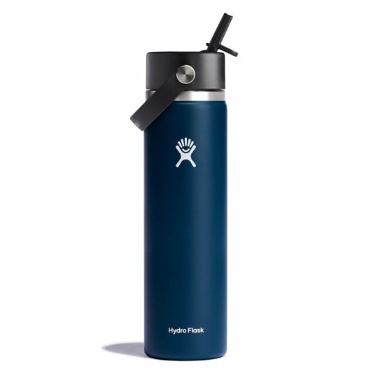 Hydro Flask Θερμός Wide Mouth Flex Straw Cap 24 OZ 710 ml, Ινδικό Μπλε