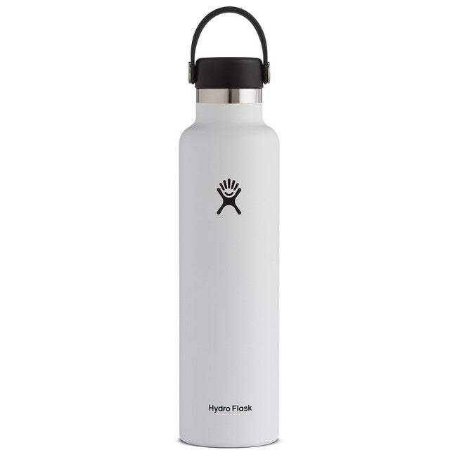Hydro Flask Standard Mouth Flex Cap θερμόφιάλη 24 OZ 710ml, λευκό