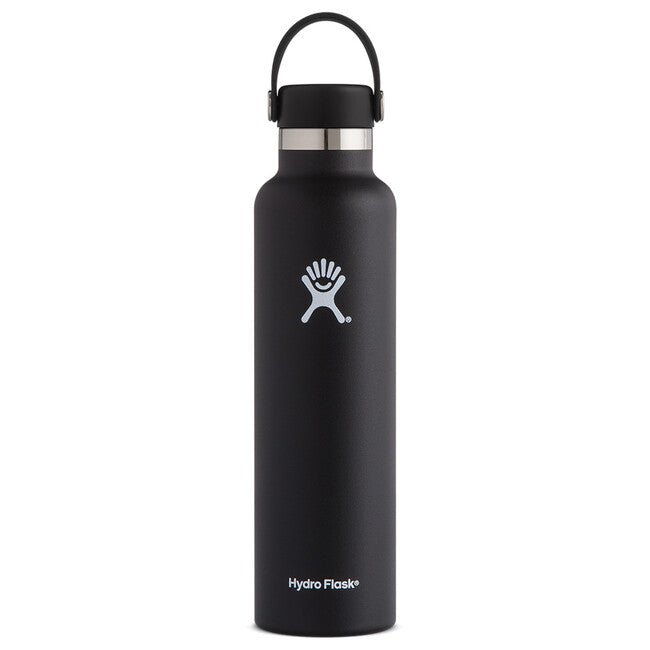 Hydro Flask Standard Mouth Flex Cap Θερμός 24 OZ 710ml, μαύρο