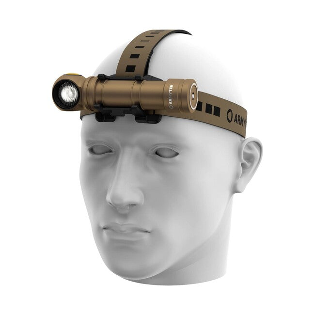 ArmyTek Wizard C2 Pro Max LED Φακός Χεριού Λευκό με Μαγνητικό Κάτσιρο και Τροφοδοσία από Μπαταρία 4000 lm, άμμος