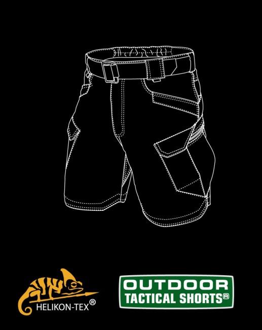 Helikon-Tex Outdoor Tactical Σορτς Rip-Stop Polycotton 8,5", Shadow Grey