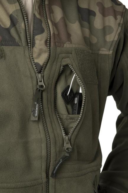 Helikon-Tex Infantry Φούτερ Fleece, λαδί/woodland, 330g/m2