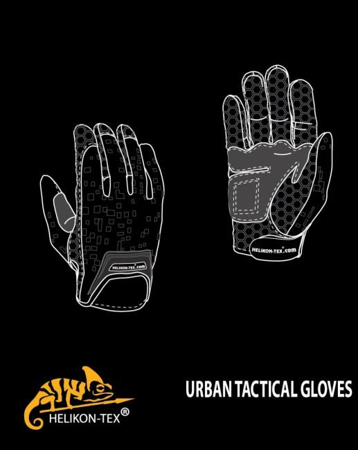 Helikon-Tex Urban Tactical Line γάντια, μαύρο