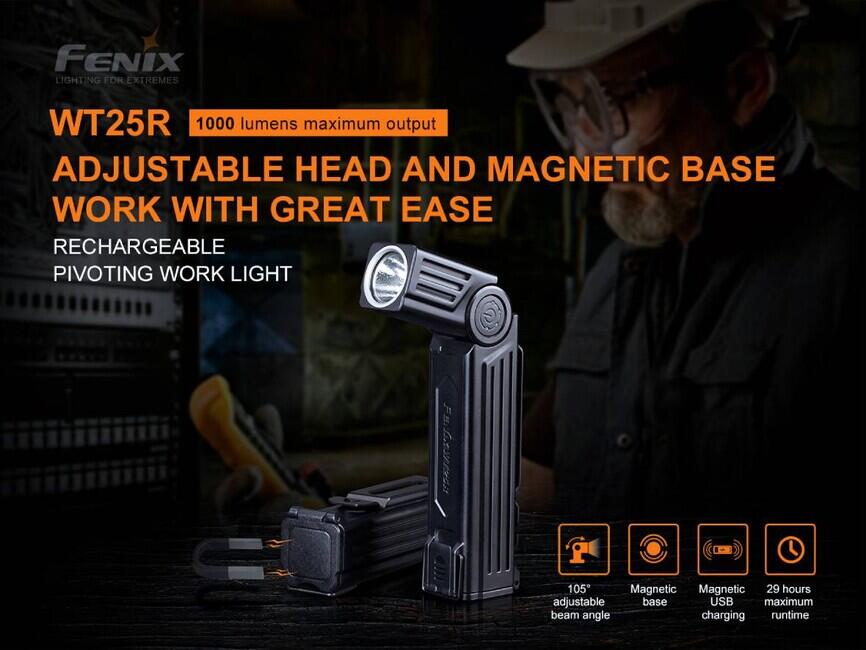Fenix WT25R φακός εργασίας