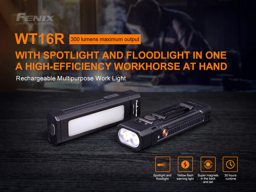 Fenix WT16R φακός επαναφορτιζόμενος