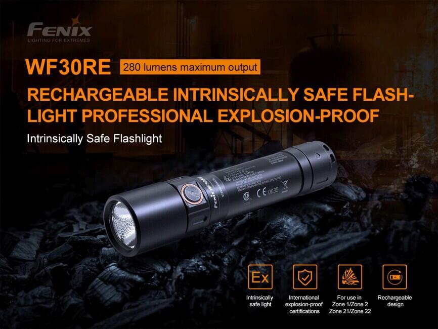 Fenix WF30RE Flashlight
