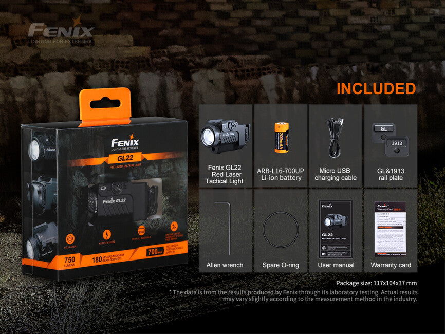 Fenix GL22 φακός όπλου