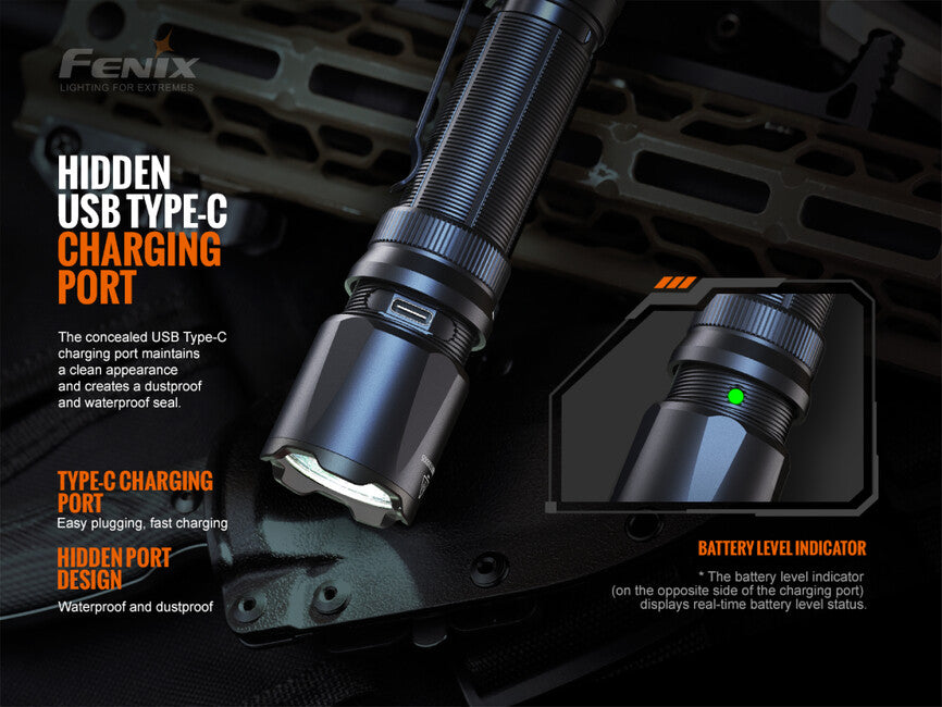 Fenix TK20R V2.0 φακός τακτικός επαναφορτιζόμενος
