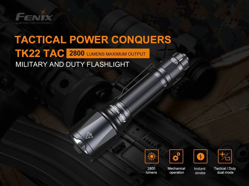 Fenix TK22 TAC Τακτικός Φακός