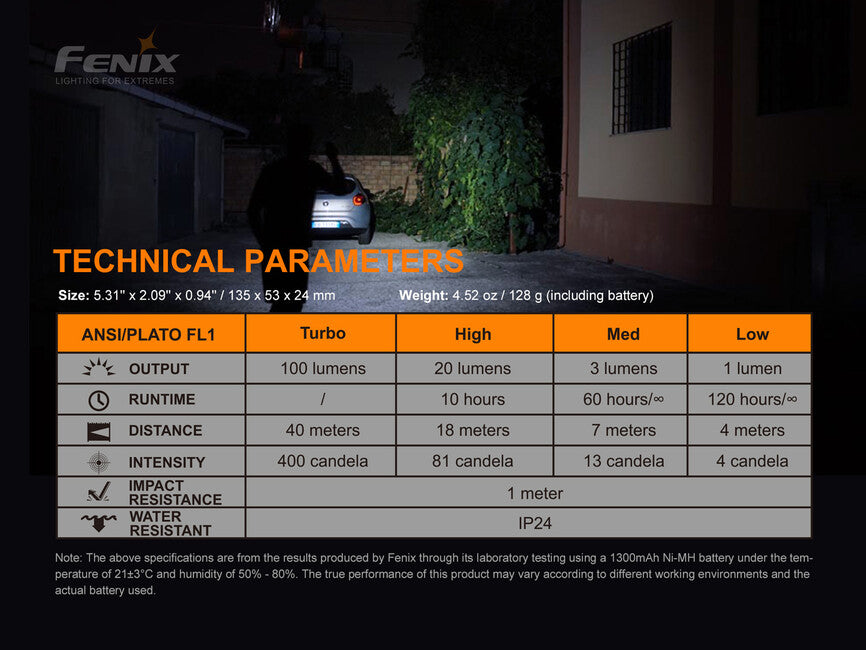 Fenix E-STAR Flashlight with Dynamo