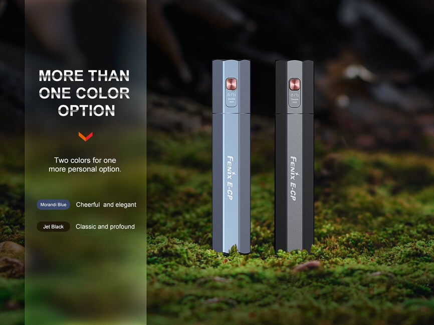 Fenix E-CP Powerbank με Φακό, Μαύρο