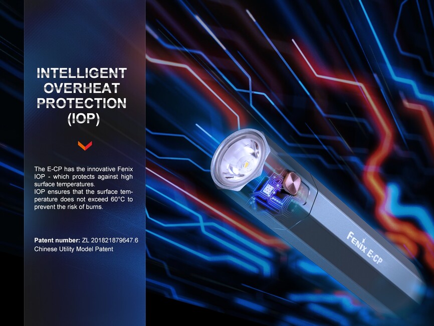 Fenix E-CP Powerbank με Φακό, Μαύρο