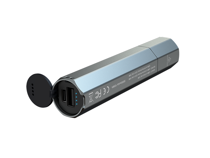 Fenix E-CP Powerbank με Φακό, Μαύρο