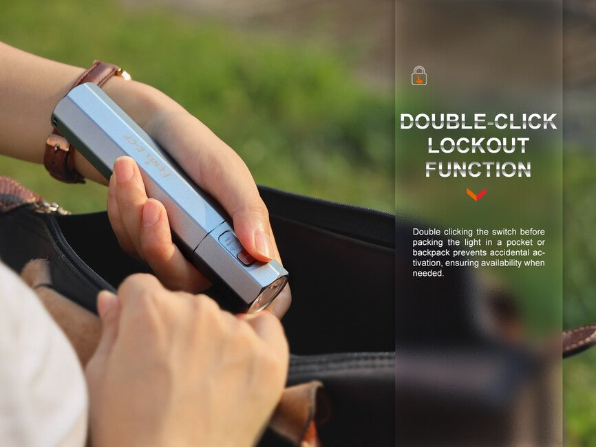 Fenix E-CP Powerbank με Φακό, Μαύρο