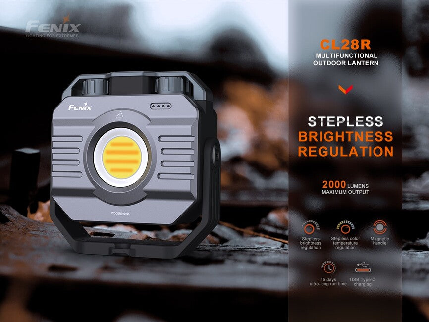 Fenix CL28R Φακός Εργασίας με Power Bank
