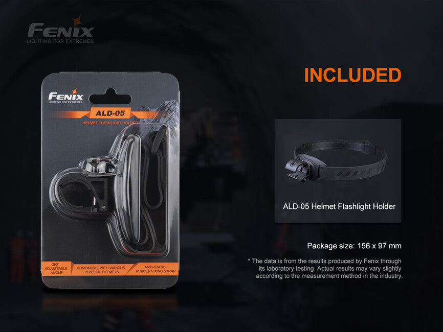 Fenix ALD-05 ιμάντας χρήσης φακού στο κράνος