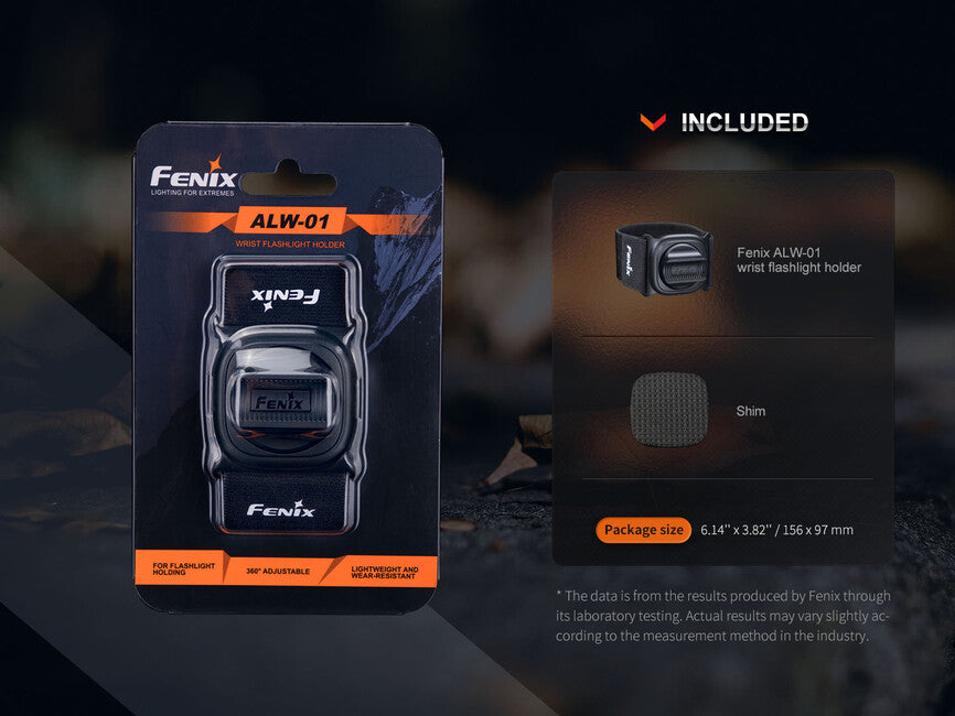 Fenix ALW-01 περιστρεφόμενη θήκη στερέωσης φακού στο καρπό