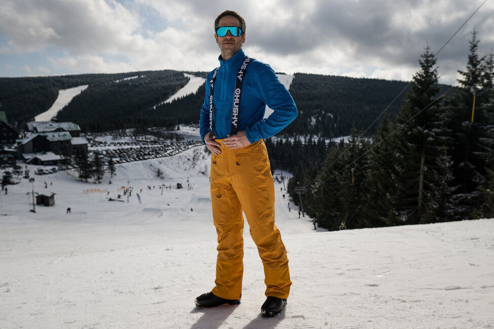 HUSKY Gilep men's ski trousers M, blue
