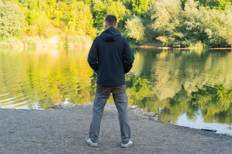HUSKY Sevan men's softshell jacket, black