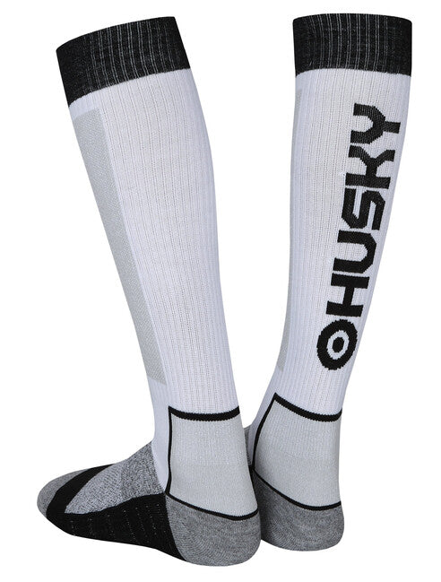 HUSKY Snow Wool Κάλτσες, Λευκό/Μαύρο