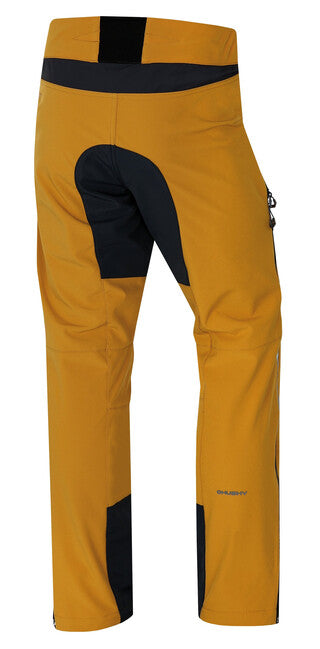 HUSKY Keson softshell παντελόνι ανδρικό, μουστάρδα