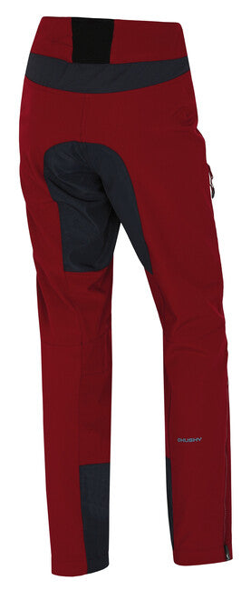 HUSKY Keson γυναικείο softshell παντελόνι, μπορντό
