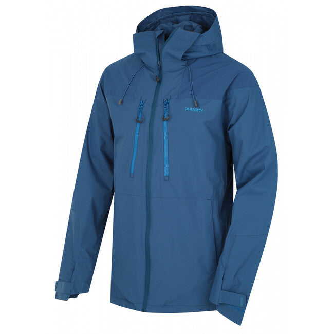 HUSKY Nicker men's hardshell jacket, dark blue