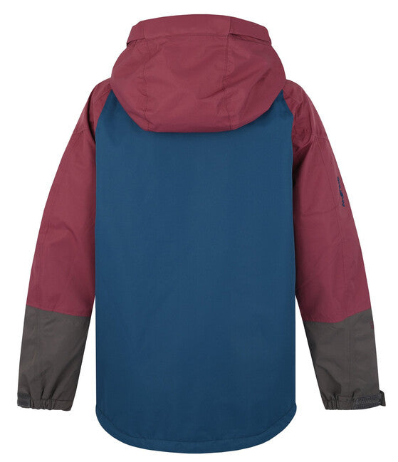 HUSKY Nicker K μπουφάν hardshell παιδικό, σκούρο κρασί/σκούρο μπλε