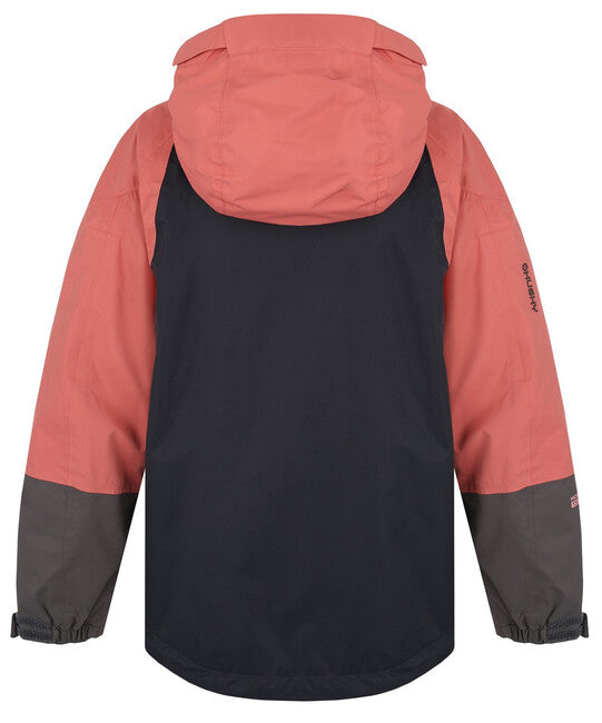 HUSKY Nicker K μπουφάν hardshell παιδικό, ρόζ/σκούρο γκρι