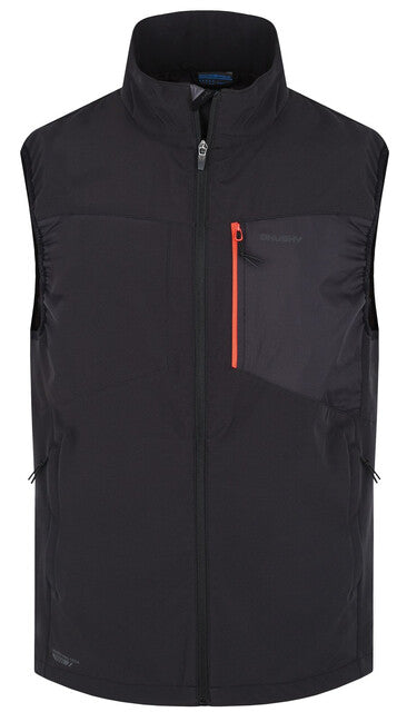 HUSKY Salien M moški softshell telovnik, črna