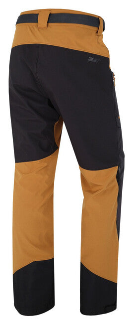 HUSKY Krony men's outdoor trousers, mustard