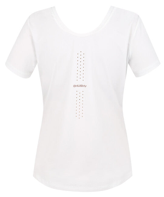 HUSKY Thaw women's functional reversible t-shirt, white, L