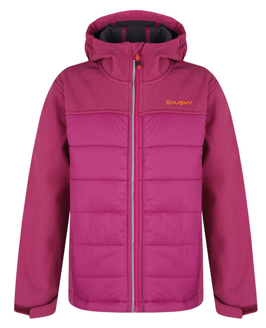 HUSKY Swany K παιδικό μπουφάν softshell, σκούρο ματζέντα