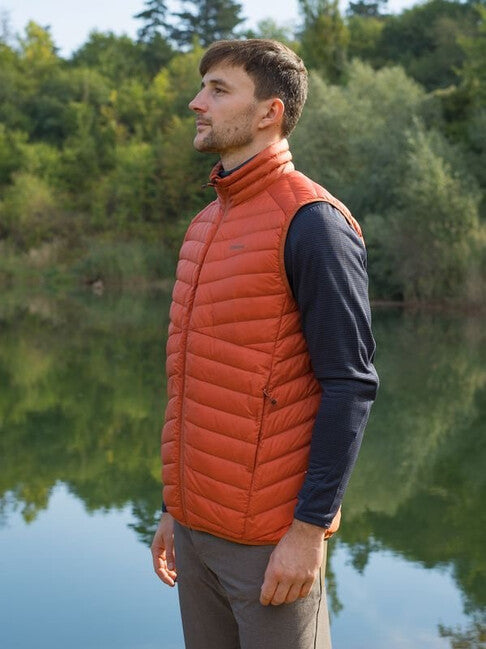 HUSKY Dresles Πουπουλένιο Γιλέκο ανδρικό, brick orange