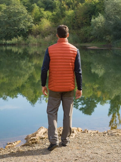 HUSKY Dresles Πουπουλένιο Γιλέκο ανδρικό, brick orange