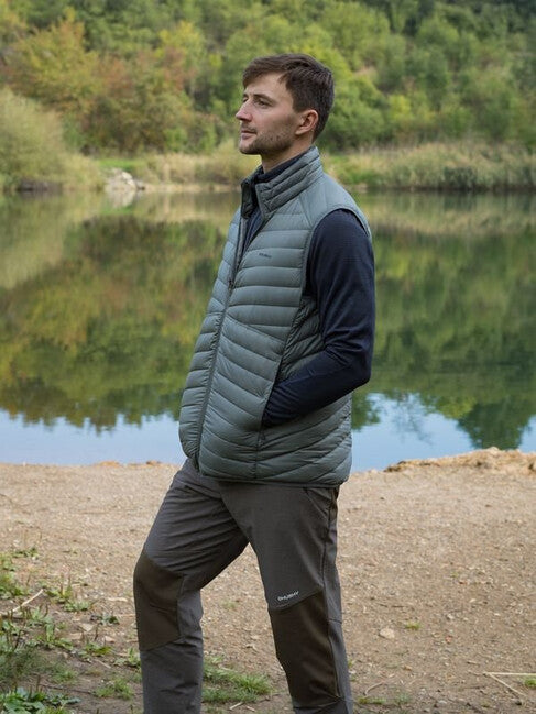 HUSKY Dresles αμάνικο γιλέκο ανδρικό, σκούρο γκρι πράσινο