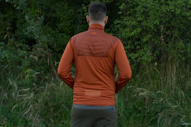 HUSKY Airy men's sweatshirt, brick orange