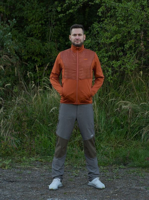 HUSKY Airy men's sweatshirt, brick orange