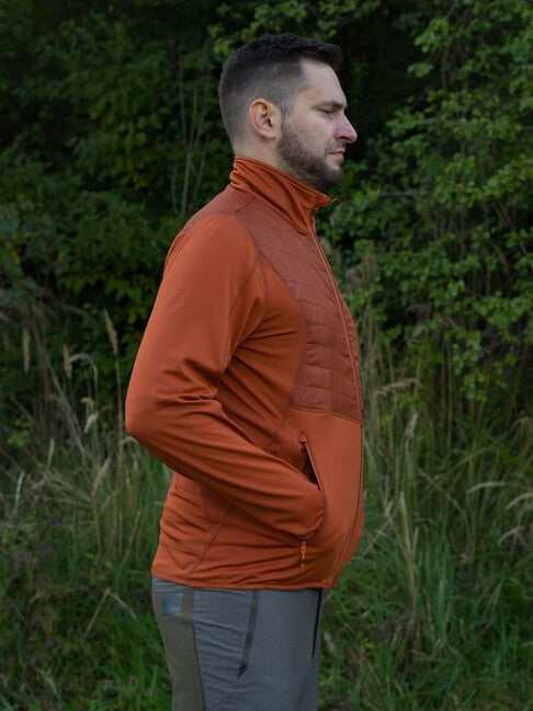 HUSKY Airy men's sweatshirt, brick orange