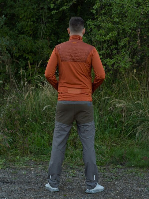 HUSKY Airy men's sweatshirt, brick orange