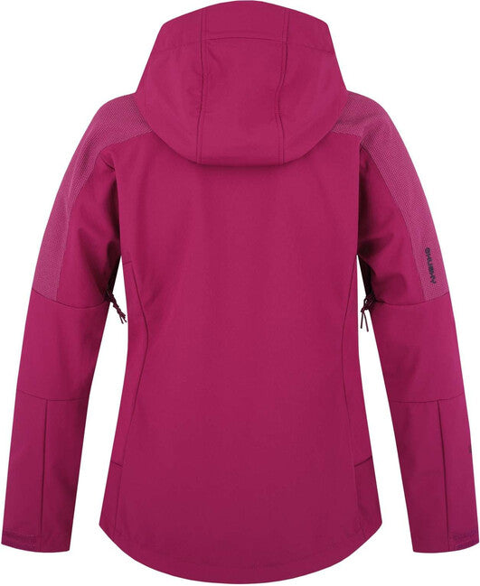 HUSKY Sevan ženska softshell jakna, temna magenta