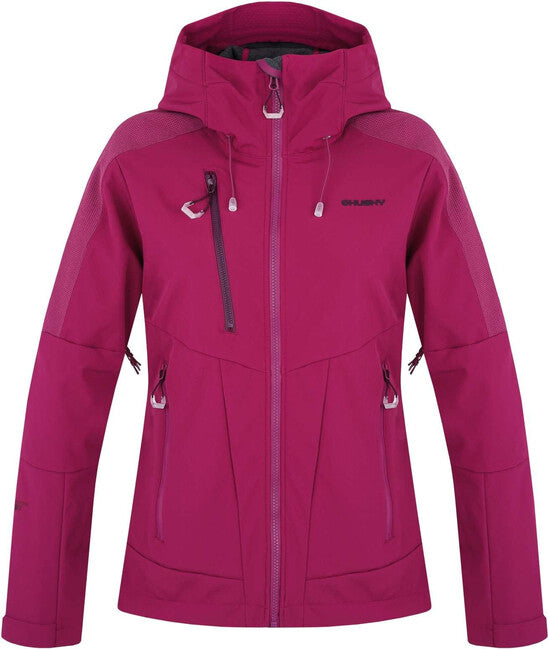 HUSKY Sevan ženska softshell jakna, temna magenta